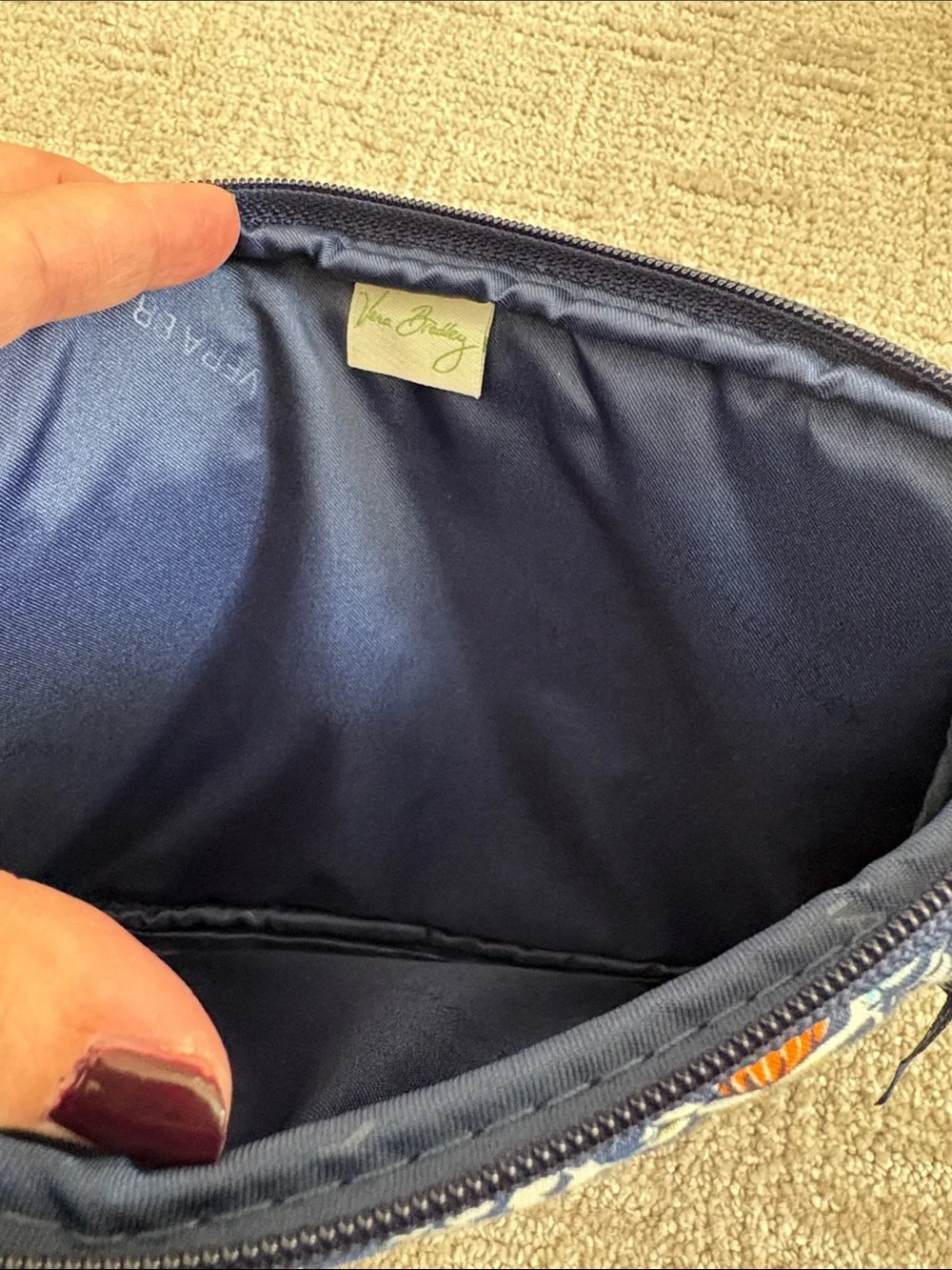 Vera Bradley compact quilted